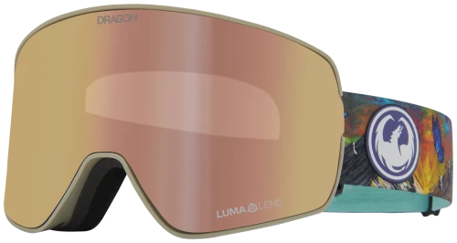 Gogle Dragon NFX2 Fasani Rose Gold + Pink /2026