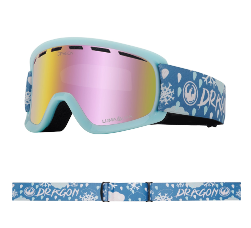 Gogle Dragon LIL D Snowdance / Pink Ion
