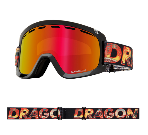 Gogle Dragon D1 OTG Klash/Red Ion