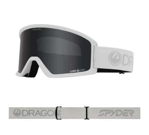 Gogle Dragon DX3 OTG White / Dark Smoke