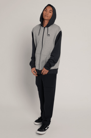 Przejdź do produktu Bluza Burton Oak FZ Gray Heather/Black /2025