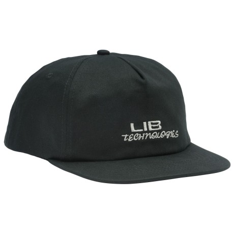 Przejdź do produktu Czapka Lib Tech Logo 5 Panel Cap Black /2027