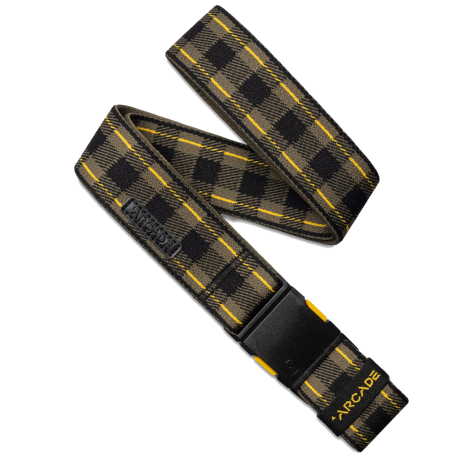 Przejdź do produktu Pasek Arcade Plaid Crocodile/Mustard