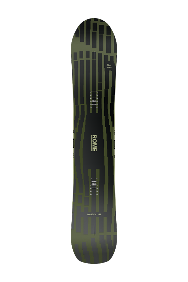 Snowboard Rome Warden – męska deska all-mountain, średni flex