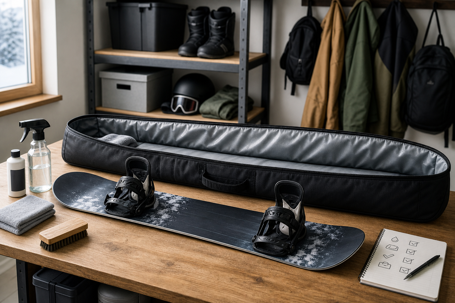 Jak zabezpieczyć snowboard w pokrowcu po sezonie?